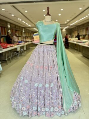Tissue kardana with mothi work allover design and diamond silk Cut work Dupatta ( Full set )